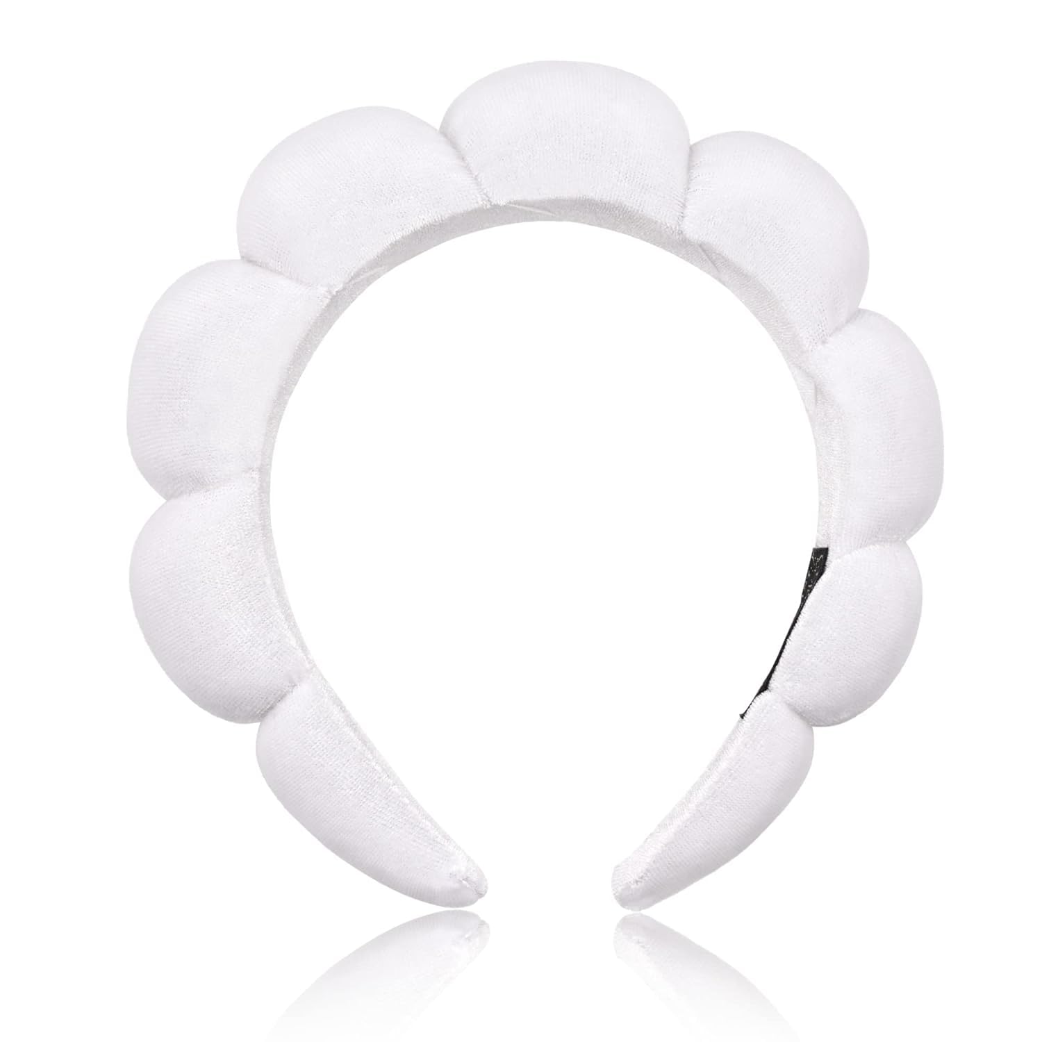 DRESHOW Spa Headband for Women Sponge Headband for Washing Face Clouds Soft Terry Cloth Makeup Skincare Headbands — image 1