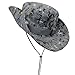 OMECHY Outdoor Camouflage Bucket Hat UV Protection Boonie Cap for Hunting Fishing Hiking,Marine Camo