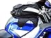 TMS Black Motorcycle Sport Bike Riding Magnetic Gas Tank Bag Backpack w/Rain Cover
