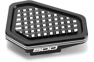 Modeer Motorcycle Widening Foot Brake Pedal Extension Compatible with Ninja 500/se 2024 2025 Enlarge Anti-Slip Peg Extender Plate ninja500 Accessories (black)