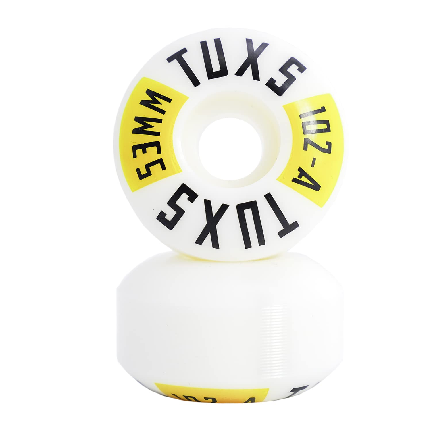 Tuxs SHR Premium 53MM 102A Pro Round Cut Skateboard Wheels