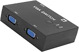 Bewinner 2-In-1-Out VGA Switch Box 1920x1440 Splitter Adapter for PC Laptop view 1
