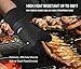 Walfos BBQ Grilling Gloves, Best Versatile Heat Resistant Grill Gloves Silicone Oven Mitts, Thick Long Waterproof Non-Slip Potholder for Barbecue, Cooking, Baking-Full Finger, Hand, Wrist Protection