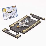 Hot Wings Planes A6 Intruder (Yellow Nose)  with Connectible Runway