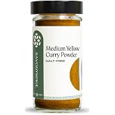 Savory Spice Medium Yellow Curry Powder - Salt-Free Indian Curry Spice Blend for Chicken, Rice, Soups, Lentils &amp; Homemade Paste (1.9 oz)