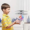 Betheaces Flying Ball, Kids Toys RC Flying Hover Disco Ball Toy Helicopter Drone Infrared Induction with Built-in Flashing LED Light Gifts for Boys Girls Teenagers Indoor and Outdoor Handheld Games