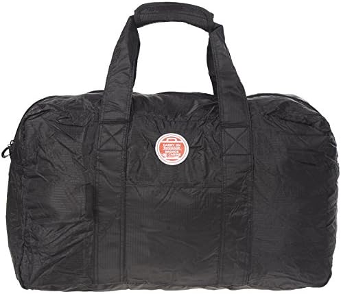 Air Canada Lightweight Packable Fold Away Travel Duffel Bag Black…