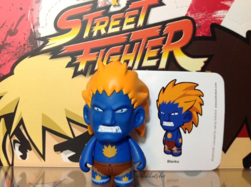 Street Fighter Blanka Collectible Mini Figure by Kidrobot - Blue