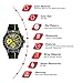 Ferrari Red Rev Chronograph Black and Yellow Dial Men's Watch 830342