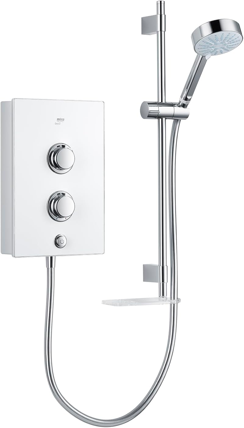 Mira Decor 9.5KW White Electric Shower 1.1894.008 Single Outlet