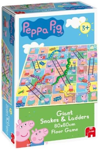 Peppa Pig Giant Snakes &amp; Ladders Game by Genuine Jumbo by Genuine Jumbo