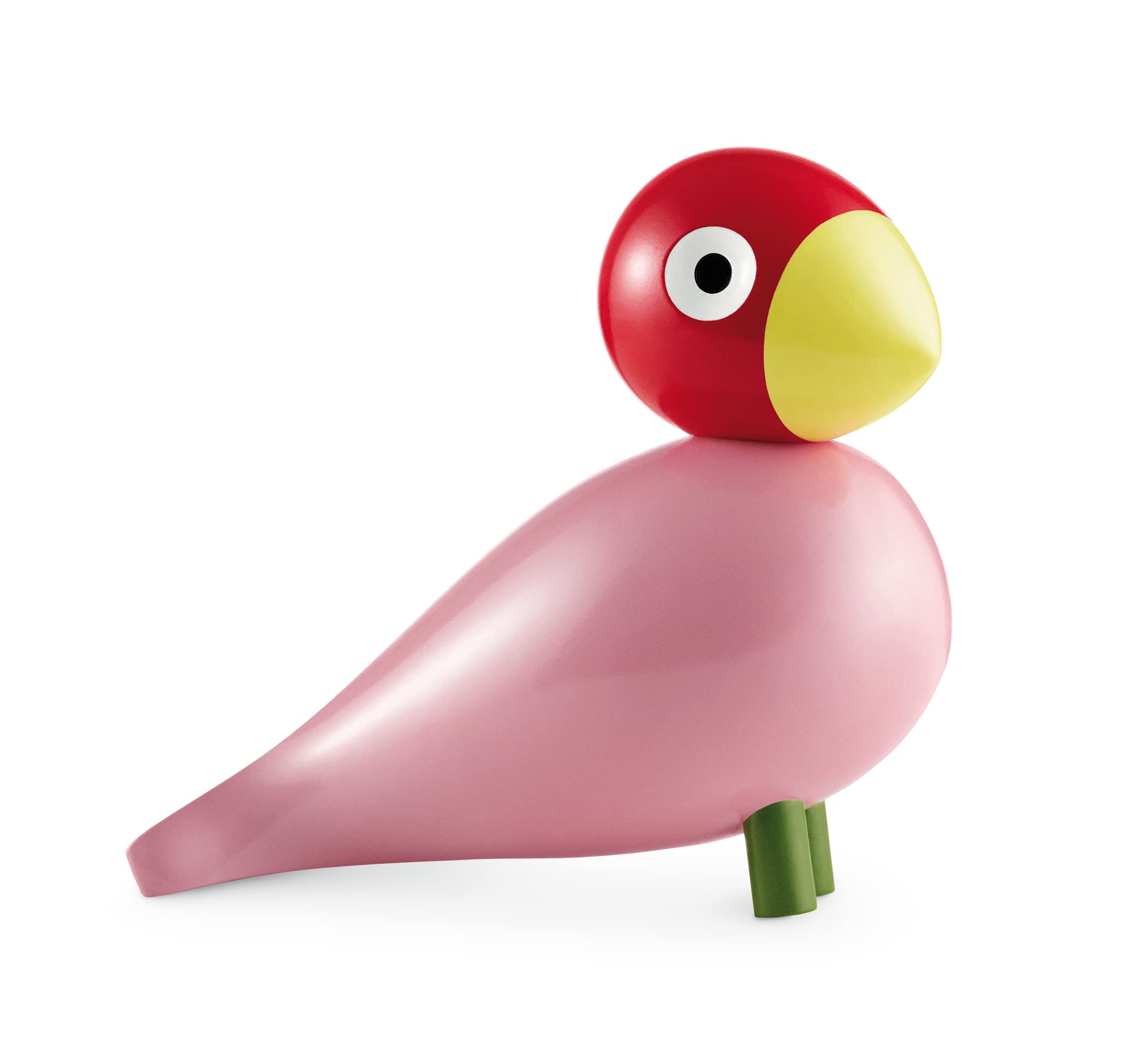 Kay Bojesen Wooden Bird Figurine Song Bird Ruth Colour Pink