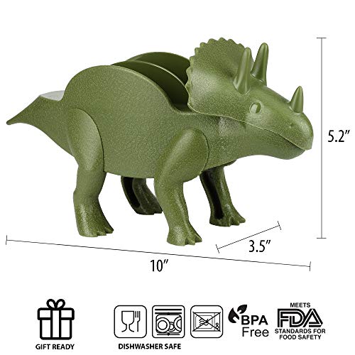 Funwares-TriceraTaco-Ultimate-Dinosaur-Stand-Holds-2-Top-Rated-Novelty-Taco-Holder