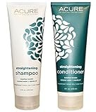 Acure Organics Coconut Hair Straightening All Natural Shampoo and Conditioner...