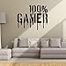 DNVEN Gamer Wall Decals Sports Series Vinyl Lettering Poster Handmade Teens Boys Room Decor Playroom Vinyl Wall Stickers Video Games Quotes 26 inches x 22 inches