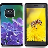 Lumia 730 / Lumia 735 Case - Armatus Gear (TM) Slim Hybrid Armor Case Dual Layer Shockproof Phone Cover For Microsoft Nokia Lumia 730 / Lumia 735 - Lilac Blossom