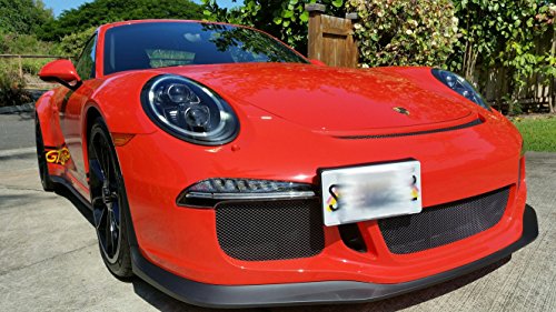 GMG Motorsports Porsche NO Holes License Plate Bracket 911 (991), Cayman (981) & Boxster (981/718) (Does NOT fit Older Models and Vehicles with sensors)