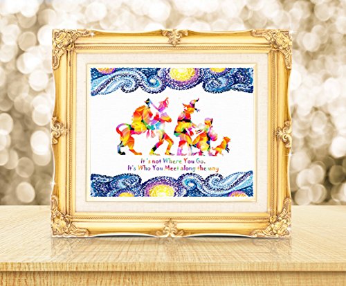 Uhomate-The-Wizard-of-Oz-Ornaments-Home-Canvas-Prints-Wall-Art-Inspirational-Quotes-Wall-Decor-Living-Room-Bedroom-Bathroom-Artwork-C083-8X10