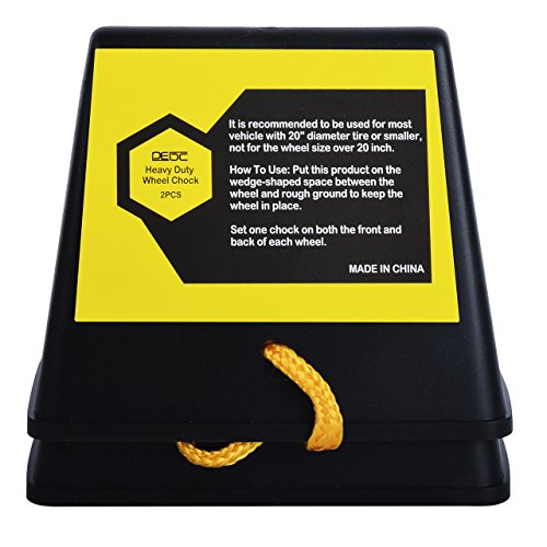 4 DEDC+Chocks+Caravan+Stoppers+Trailer