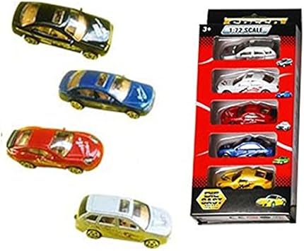 Jugueteriaonline 9420012020567 - Caja 5 Coches metálicos 1:72: Amazon.es: Juguetes y juegos