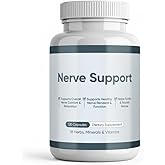 WGYPEU Nerve Support Supplement – Herbal Vitamin & Mineral Blend for Overall Nerve Comfort and Relaxation – Daily Wellness Formula – 120 Capsules