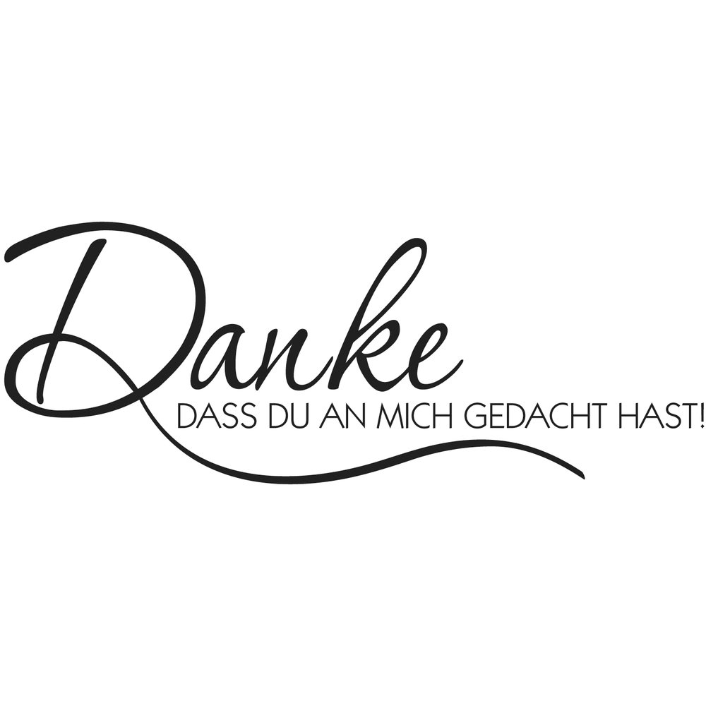 RAYHER "Danke, Dass Du An Mich… Stamp, Wood, 3 x 7 cm