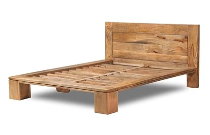 Aprodz Mango Wood King Size Arkansas Bed For Bedroom Stylish Amazon In Furniture Mango Wood King Size Bed