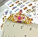 10 Sheets Crown Prince & Princess Self-Adhesive Glitter Gold Metallic Foil Reflective Sticker Decorative Scrapbook for Wedding, Birthday, Photo, Card, Diary, Album