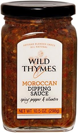 MOROCCAN FOOD DIPPING SAUCE By Wild Thymes Farm, 10.5oz