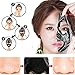 Facial Masks Peel Off, Black Mask Blackhead Remover, Suction Cleaner Black Mask Tearing Resist Oily Skin Strawberry Nose Purifying Deep Cleansing + Mask Spoon (60g)