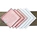 Copper Pearl 6 Ultra Soft Baby Bath Washcloths Premium Large Soft Darling (Pink/White) 11