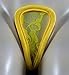 Yellow Women's C String Fashion and Beautiful Lace Invisible Underwear