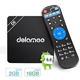 DOLAMEE D9 Smart BOX Android 6.0 Amlogic S912 Octa-core 2GHz 64-bit ARM Cortex A53 CPU 2G/16G with 2.4G/ 5G Dual Band Wifi