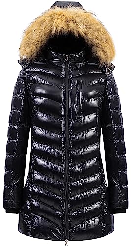 CREATMO Women's Quilted Winter Puffer Coat