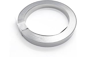 NIONSUPPLY 10 meter Nickel Plated Steel Strips Tapes Nickel Plated Steel Sheet Soldering Tabs for DIY 18650 Lithium Battery Pack Battery Connector Tab Battery Cell Spot Welding Welder (0.15X8MM)