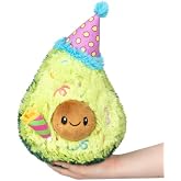 Squishable - Mini Birthday Avocado - Comfort Food Collection - 12 in - Soft Toy Collectible Stuffed Animal