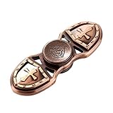 Musttrue Hand Spinner Toy Ancient bronze. Precision Bearing. Spins Longer, Built Stronger. Smooth 5+ Minute Spin Times. (Red copper)