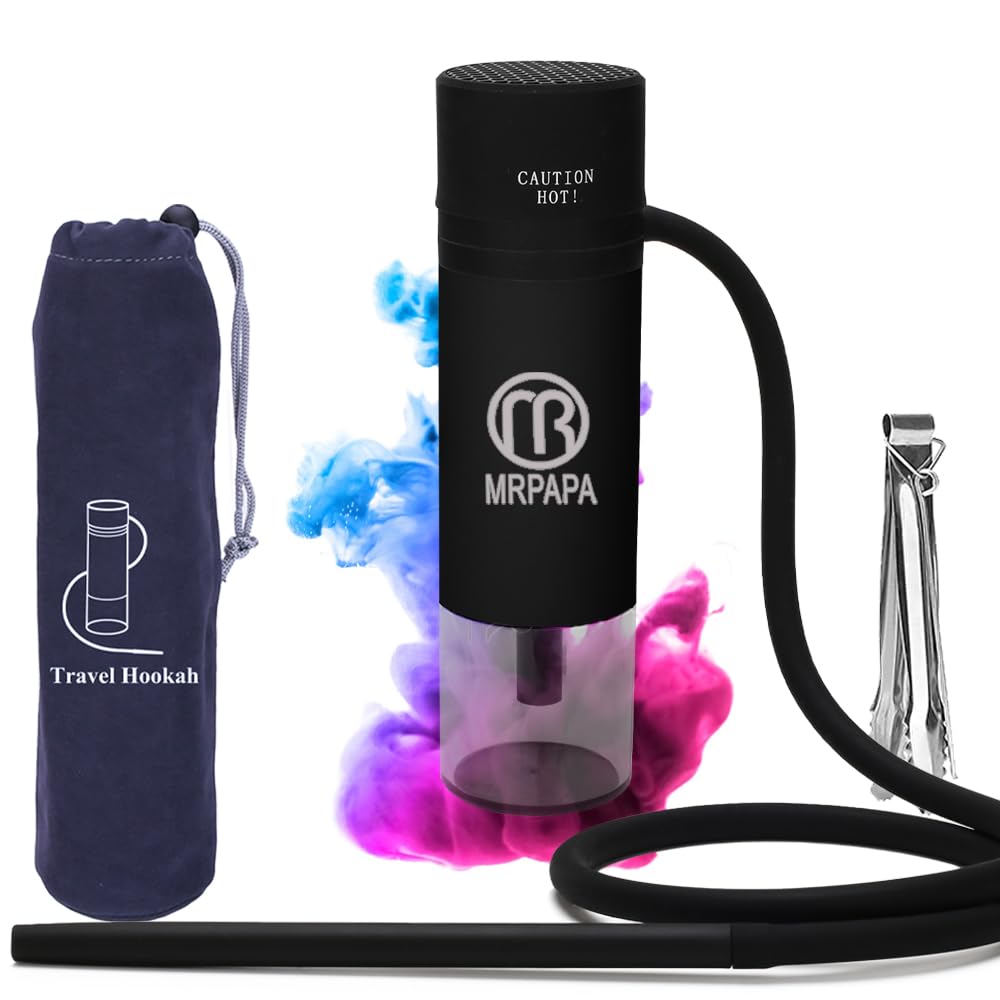 Photo 1 of **MISSING PARTS**
Portable Hookah for Travel, Hookah set with Everything, Hookahs Pipe Single Shisha Kit, To Go Hooka Cup Mini Hokahs perfect for travel, Easy Assemble & Storage Hooka Set with Portable Bag