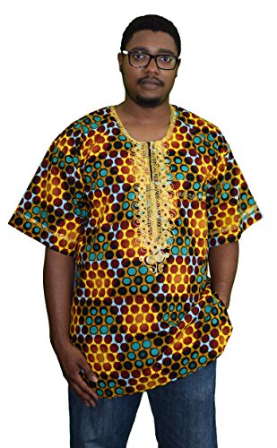 Authentic African Ankara Dashiki- Polka - Image 3
