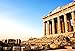 OFILA Greek Backdrop 7x5ft Athens Parthenon Temple Ancient Greek Buildings Blue Sky Travel Landscape Wallpaper Decoration Children Baby Kids Toddler Photos Digital Video Studio Props