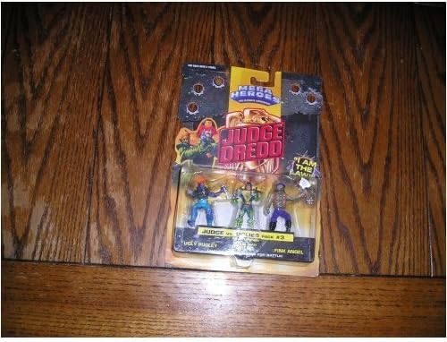 Mega Heroes Judge Dredd Judge vs Uglies Pack #3 Action Figure 3-Pack