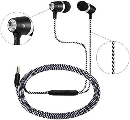 Earbuds, Monez iPhone Headphones Earphones Earbuds with Mic/Microphone for Earpods Apple in Ear Earphones for iPhone 6s 6 5s SE 5c 4s iPad 1 2 3 4 iPod 5 6 Android Samsung Galaxy S8 / S8 Plus S7 S6 S5
