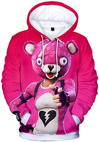 Mvruve Kids Girls Boys Fortnite Hoodie Comfy Hooded Crewneck Sweatshirts