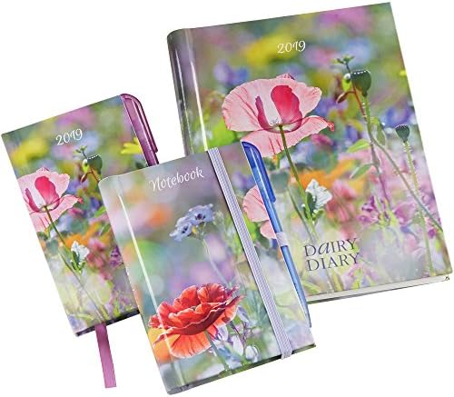 Dairy Diary Set 2019 2019: A British icon - Dairy Diary has been used by millions since its launch. This Set is practical and pretty, comprising: the ... Diary with pen plus a Notebook with pen.