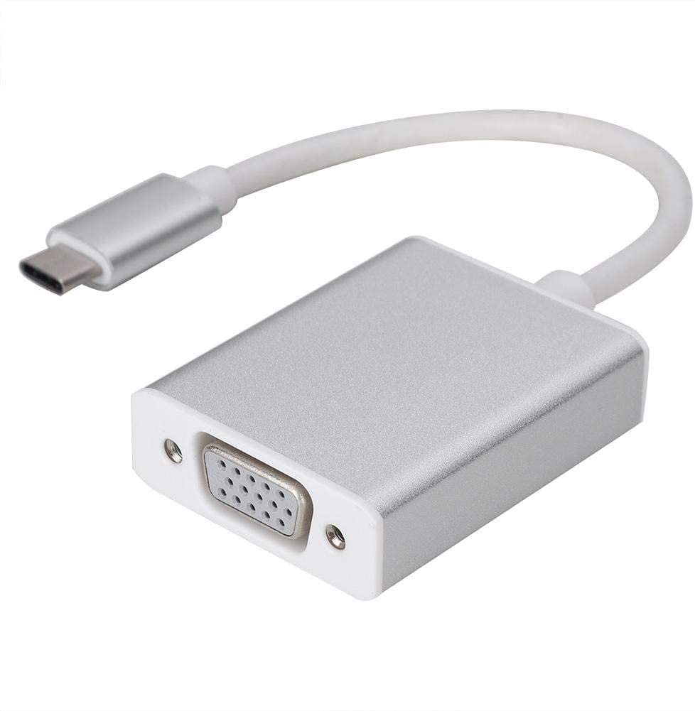 Multibao Type-C to VGA Video Cable - 1080P HD Adapter for Computer Projector