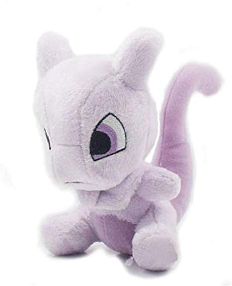 Amazon Co Jp かわいいぬいぐるみミュウツーぬいぐるみ子供向けソフトアニメポケットプレイ子供をギフトとして送る17cm ホーム キッチン