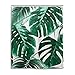 ZOEO Palm Tree Shower Curtain for Bathroom Green Tropical Hawaii Fabric Shower Curtain Set Jungle Leaves Backdrop 12 Hooks Waterproof Polyester Washable for Old Bathroom 72x72 inch