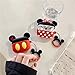 Compatible with Airpods Pro Case,Cute Cartoon Design Soft Silicone Protective Case for Apple Airpods Pro 2019/Airpods Pro 3,Red