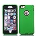 MAXCURY for iPhone 6 Case, iPhone 6s Phone Case with Screen Protector, Heavy Duty Shockproof Case Men & Women, Full Body Protection Case Cover for 6/6s 4.7 inch - Green/Black