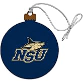 GRAPHICS & MORE Nova Southeastern University Primary Logo Wood Christmas Tree Holiday Ornament